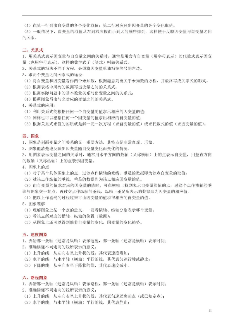 北师大数学七年级下册知识点汇总_24秋《初中各科知识点梳理》_初中数学《知识梳理》7-9年级上下册_北师大版数学7-9年级上下册知识点汇总_北师大数学7-9年级下册知识点汇总