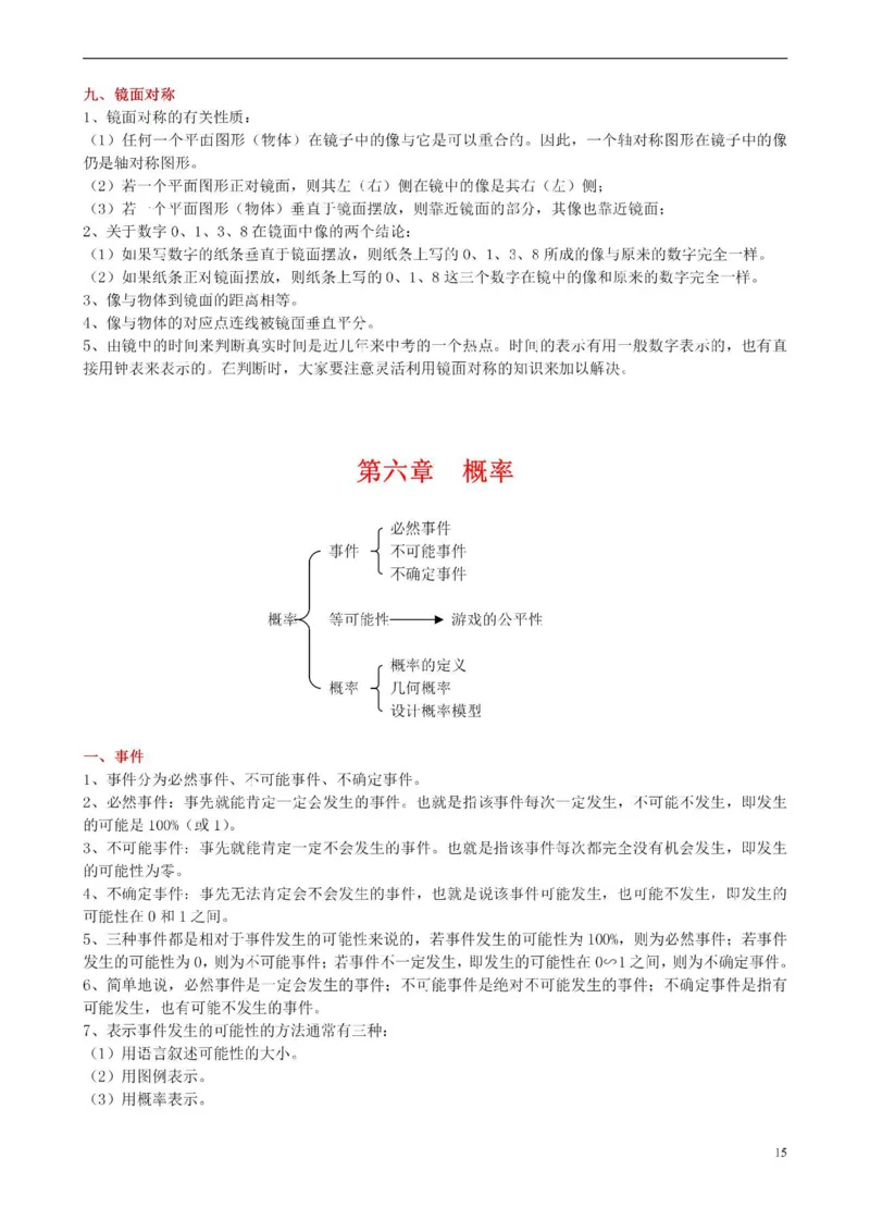 北师大数学七年级下册知识点汇总_24秋《初中各科知识点梳理》_初中数学《知识梳理》7-9年级上下册_北师大版数学7-9年级上下册知识点汇总_北师大数学7-9年级下册知识点汇总