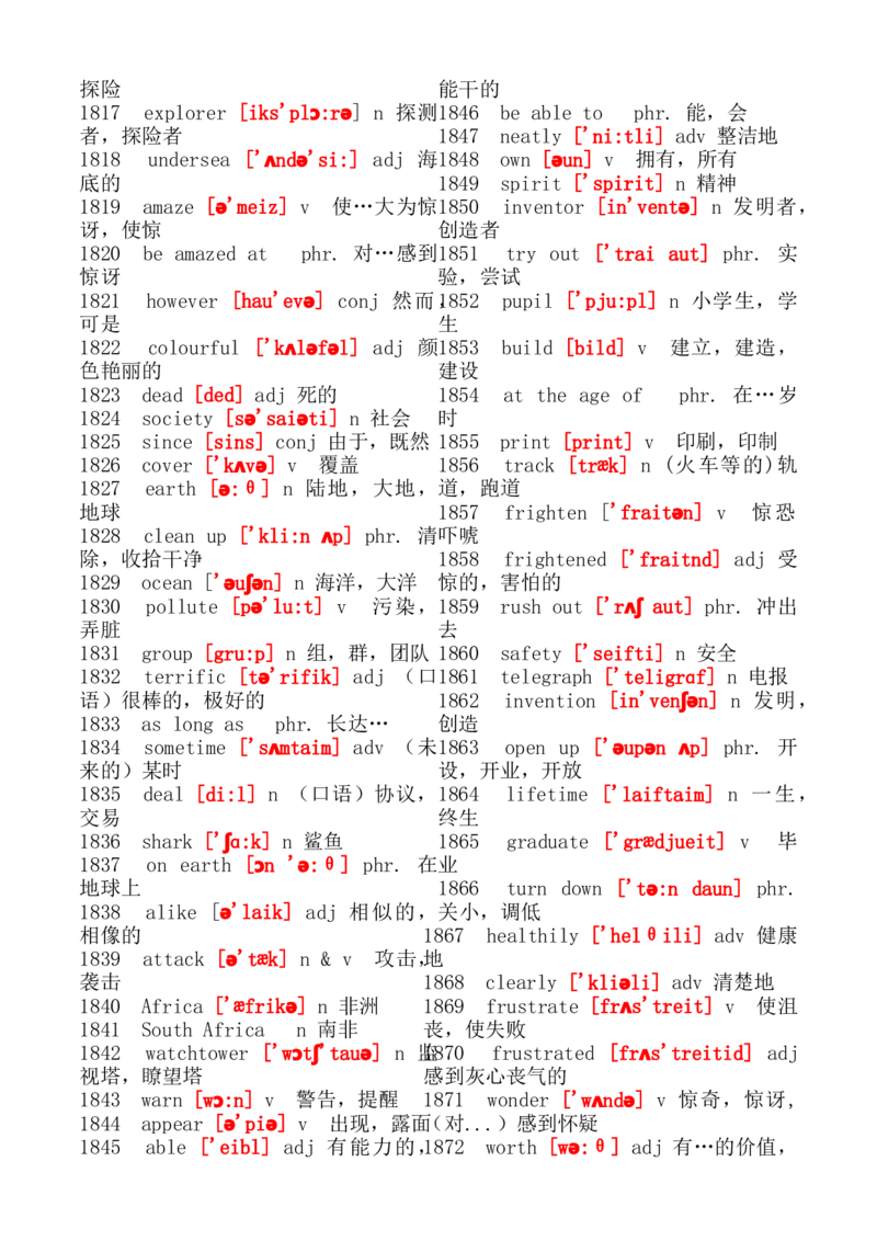 初中英语单词大全(带音标)_20240507_191525-d20d1e8de722_内蒙古中考真题_赠品_初中英语资料