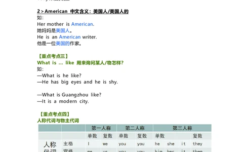 教科版小学英语三起六上Unit3知识点_《小学各科知识点》_小学英语《知识梳理》3-6年级上下册_上册_教科版小学英语3-6年级上册_六上