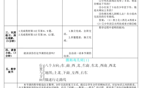 第3课时图形与几何（1）_26春人教版数学三下_00、更新资料3月18日_教学设计(3)_教案_教案2+导学案人教三下数学_导学案_9总复习
