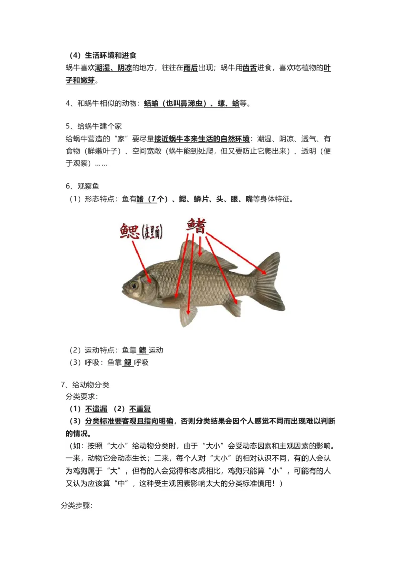 教科版一下科学知识点归纳_《小学各科知识点》_小学科学《知识梳理》1-6年级上下册_教科版小学科学1-6年级上下册知识梳理_下册