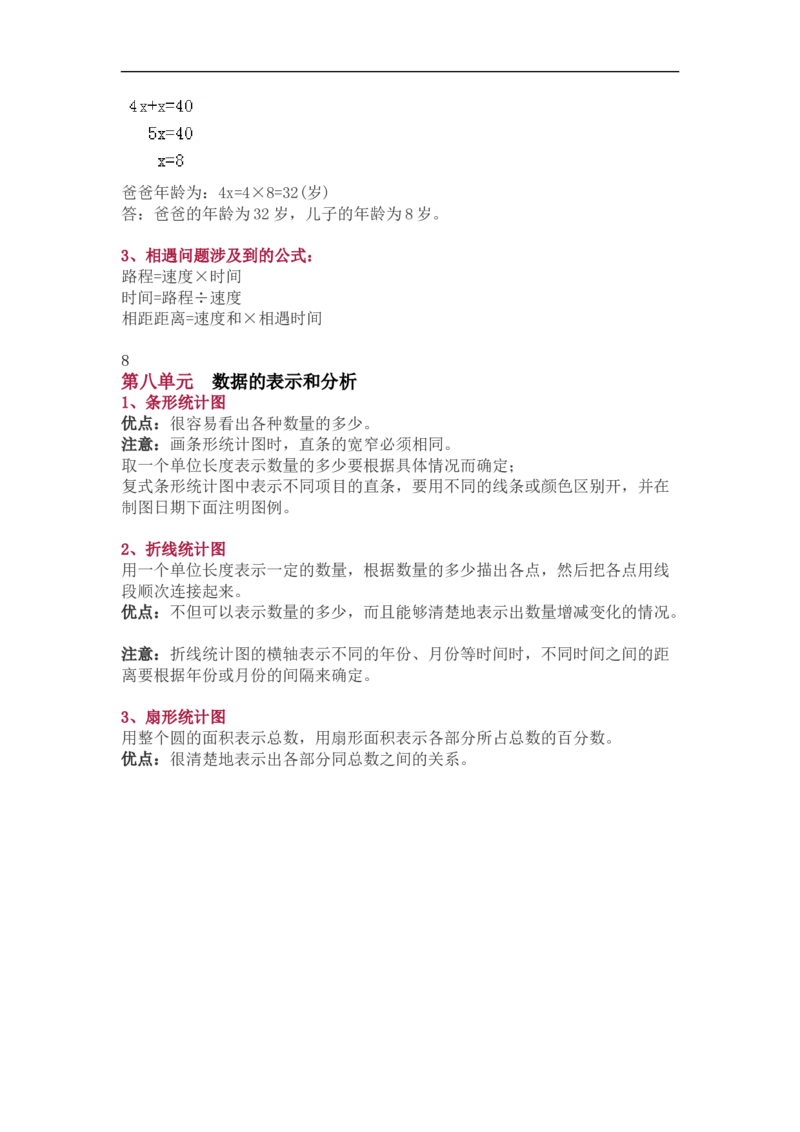 北师大版五年级（下册）数学知识要点归纳_《小学各科知识点》_小学数学《知识梳理》1-6年级上下册_下册_北师大版小学数学1-6年级下册全册知识点