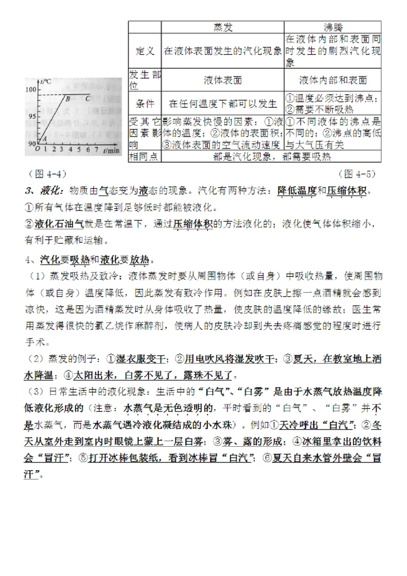 沪粤教版初中物理八年级上册知识梳理_24秋《初中各科知识点梳理》_初中物理《知识梳理》8-9年级上下册_粤沪版初中物理8-9年级上下册知识点