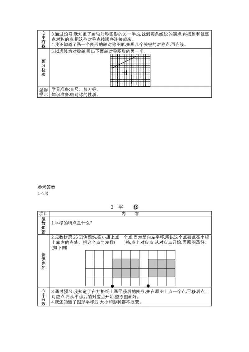北师大版五年级上册数学预习单_26春北师大版数学二下_19、赠送其它资料_旧版_赠品：北师大数学1-6年级课前预习单