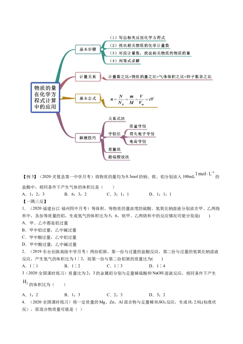3.2金属材料（精讲）-（人教版）原卷版_高化_595801221724高中化学新人教版选择性必修一二三电子版教案PPT课件高中试卷_必修一册（人教版）_专项练习