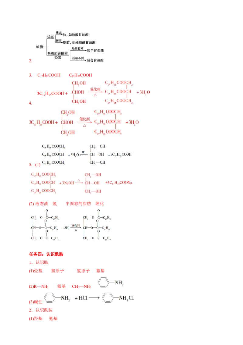 3.4.2羧酸衍生物-学案-2020-2021学年下学期高二化学同步精品课堂(新教材人教版选择性必修3)（解析版）_高化_2025春-人教版高中化学_05新版高中化学选择性必修3_1.课件+教案+学案+习题_学案