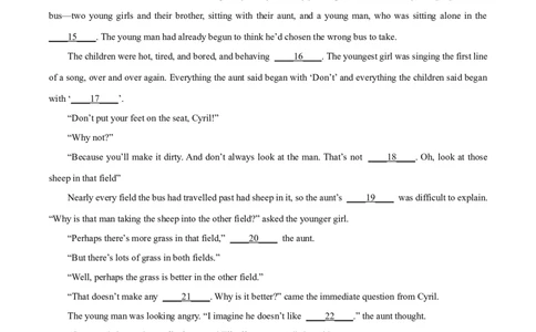 2025年江苏省无锡市中考英语真题（原卷版）_仁爱版英语九年级下册资料包_全国各地中考真题_2025年全国中考英语真题76份_2025年江苏省无锡市中考英语真题