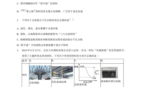 5.2.2功能高分子材料-学案-2020-2021学年下学期高二化学同步精品课堂(新教材人教版选择性必修3)（原卷版）_高化_2025春-人教版高中化学_05新版高中化学选择性必修3_1.课件+教案+学案+习题