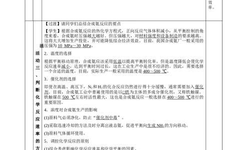 2.4化学反应的调控（教学设计）-（人教版2019选择性必修1）_高化_595801221724高中化学新人教版选择性必修一二三电子版教案PPT课件高中试卷_选择性必修1册（人教版）_教学设计