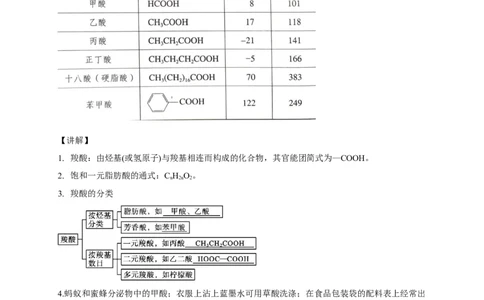 3.4.1羧酸-教学设计-2020-2021学年下学期高二化学同步精品课堂(新教材人教版选择性必修3）_高化_2025春-人教版高中化学_05新版高中化学选择性必修3_1.课件+教案+学案+习题_教案