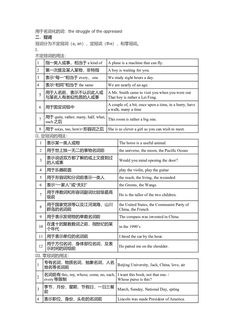 初中英语语法大全-e3e8c8596f75_内蒙古中考真题_赠品_初中英语资料