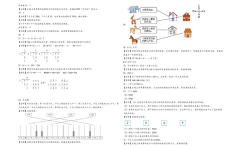 二年级下册数学期末考试综合素养测评B卷（A3版密封）（北师大版）_26春北师大版数学二下_19、赠送其它资料_旧版_第3套：北师大版小学数学2下_北师大版数学2年级下册习题全套