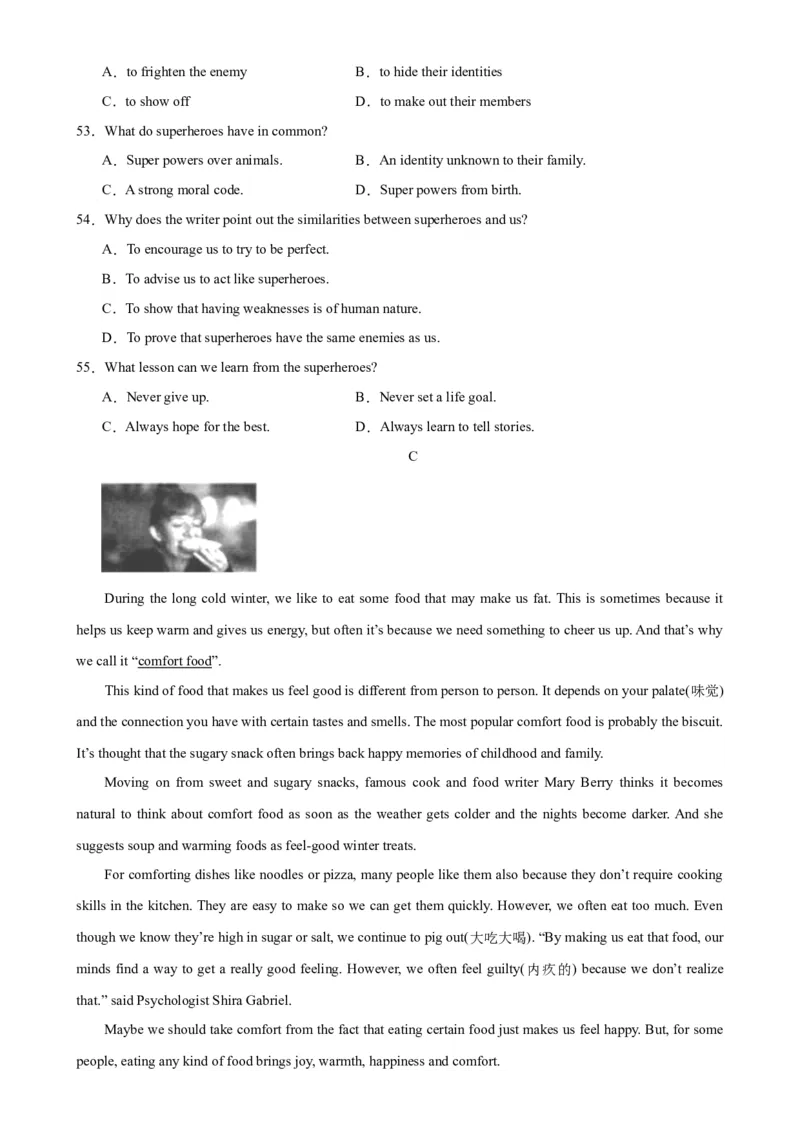 九年级英语上学期期末考试02(福建卷)_仁爱版英语九年级下册资料包_重难点易错题精练-U217_九年级英语上学期期末考试02(福建卷)-（仁爱科普版）