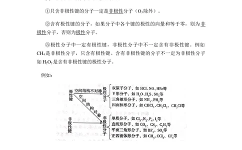 2.3分子结构与物质的性质讲义新教材人教版（2019）高中化学选择性必修二_高化_2025春-人教版高中化学_04新版高中化学选择性必修2_06讲义
