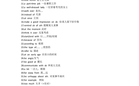 重点知识沪教版初中英语八年级下册Unit2_24秋《初中各科知识点梳理》_初中英语《知识梳理》7-9年级上下册_重点知识_沪教版初中英语_下册_八下