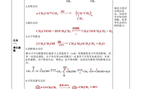 3.5.1构建碳骨架（教学设计）-（人教版2019选择性必修3）_高化_595801221724高中化学新人教版选择性必修一二三电子版教案PPT课件高中试卷_选择性必修3册（人教版）_教学设计