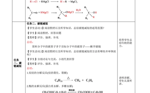 3.5.1构建碳骨架（教学设计）-（人教版2019选择性必修3）_高化_595801221724高中化学新人教版选择性必修一二三电子版教案PPT课件高中试卷_选择性必修3册（人教版）_教学设计