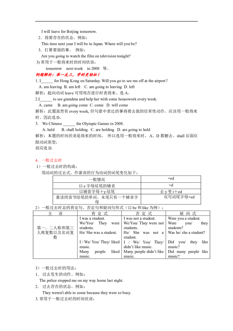 初中英语语法梳理和提高共61页[精品]-a10c97b99246_内蒙古中考真题_赠品_初中英语资料