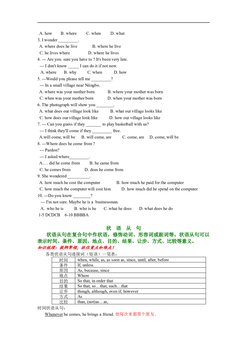 初中英语语法梳理和提高共61页[精品]-a10c97b99246_内蒙古中考真题_赠品_初中英语资料