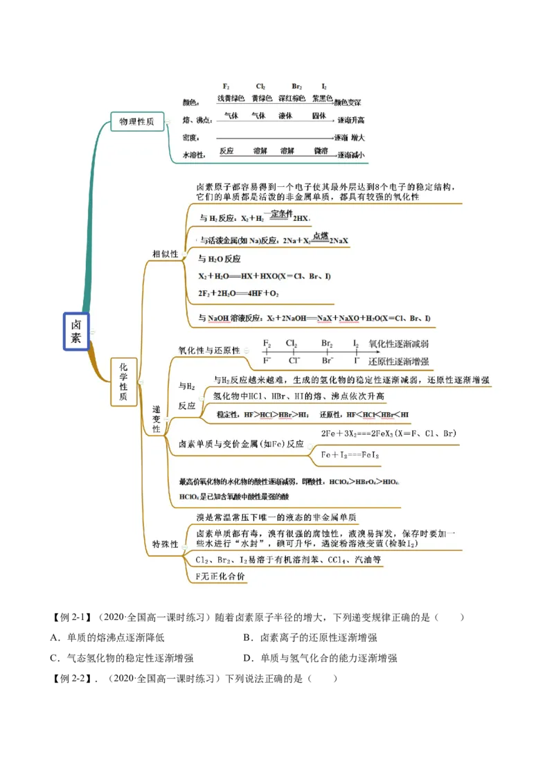 4.1.2原子结构与元素的性质（精讲）-（人教版）原卷版_高化_595801221724高中化学新人教版选择性必修一二三电子版教案PPT课件高中试卷_必修一册（人教版）_专项练习