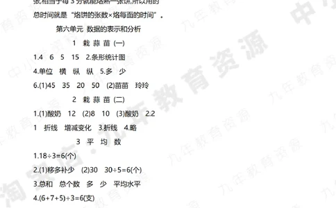 北师大版四年级下册小学数学学前预习单参考答案4页_26春北师大版数学二下_19、赠送其它资料_旧版_赠品：北师大数学1-6年级课前预习单