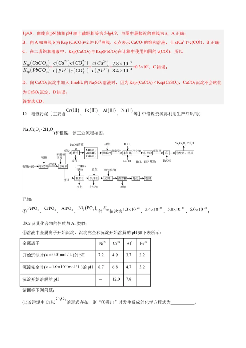 3.4.2娌夋穩婧惰В骞宠　鐨勫簲鐢紙鍒嗗眰浣滀笟锛夛紙瑙ｆ瀽鐗堬級_高化_595801221724高中化学新人教版选择性必修一二三电子版教案PPT课件高中试卷_选择性必修1册（人教版）_分层作业