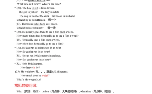 初中英语笔记整理-0183dfe6d42a_内蒙古中考真题_赠品_初中英语资料