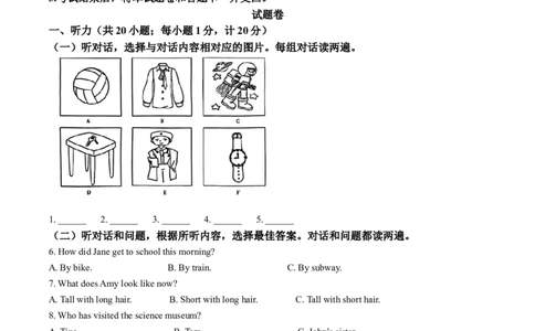 2025年山东省临沂市中考英语真题（解析版）_仁爱版英语九年级下册资料包_全国各地中考真题_2025年全国中考英语真题76份_2025年山东省临沂市中考英语真题