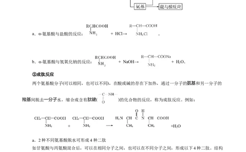 4.2蛋白质（解析版）-人教版2019选择性必修3）_高化_595801221724高中化学新人教版选择性必修一二三电子版教案PPT课件高中试卷_选择性必修3册（人教版）_讲义