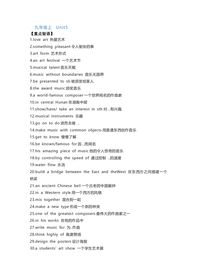 译林版初中英语九年级上册知识梳理_24秋《初中各科知识点梳理》_初中英语《知识梳理》7-9年级上下册_知识梳理_译林版初中英语7-9年级上下册知识梳理