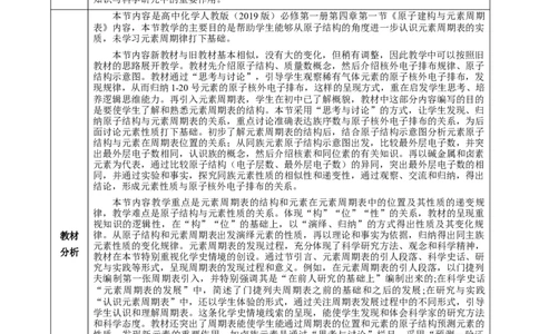 4.1.4原子结构与元素的性质&mdash;卤素（教学设计）-（人教版2019必修第一册）_高化_595801221724高中化学新人教版选择性必修一二三电子版教案PPT课件高中试卷_必修一册（人教版）_教学设计