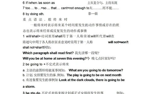 鲁教版初中英语七年级下册_24秋《初中各科知识点梳理》_初中英语《知识梳理》7-9年级上下册_知识梳理_鲁教版初中英语6-9年级上下册知识梳理