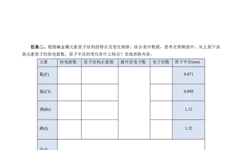 4.1.4原子结构与元素的性质&mdash;卤素（导学案）-（人教版2019必修第一册）（原卷版）_高化_595801221724高中化学新人教版选择性必修一二三电子版教案PPT课件高中试卷_必修一册（人教版）