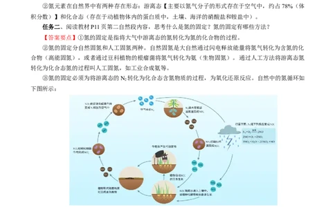 5.2.1氮及其化合物&mdash;氮气与氮的固定一氧化氮和二氧化氮（导学案）-（人教版2019必修第二册）（解析版）_高化_595801221724高中化学新人教版选择性必修一二三电子版教案PPT课件高中试卷