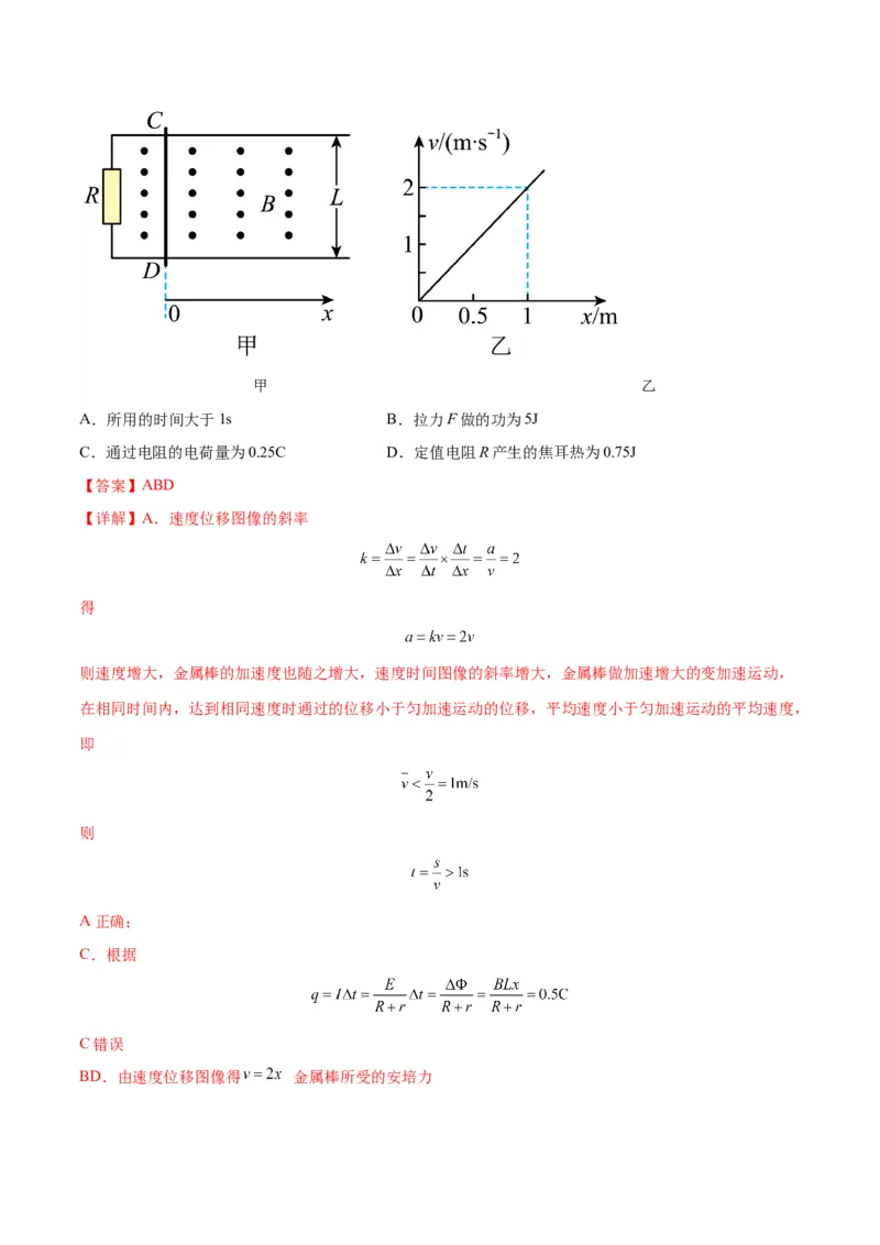 专题02常见的非匀变速直线运动模型（答案版）_高中物理模型题型与方法