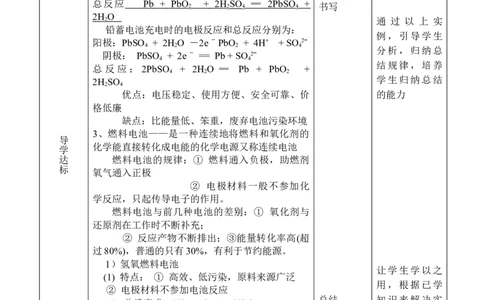 4.1原电池（2）-2021-2022学年高二化学同步备课教案设计（人教版2019选择性必修1）_高化_2025春-人教版高中化学_03新版高中化学选择性必修1_02教案_教案（表格式）