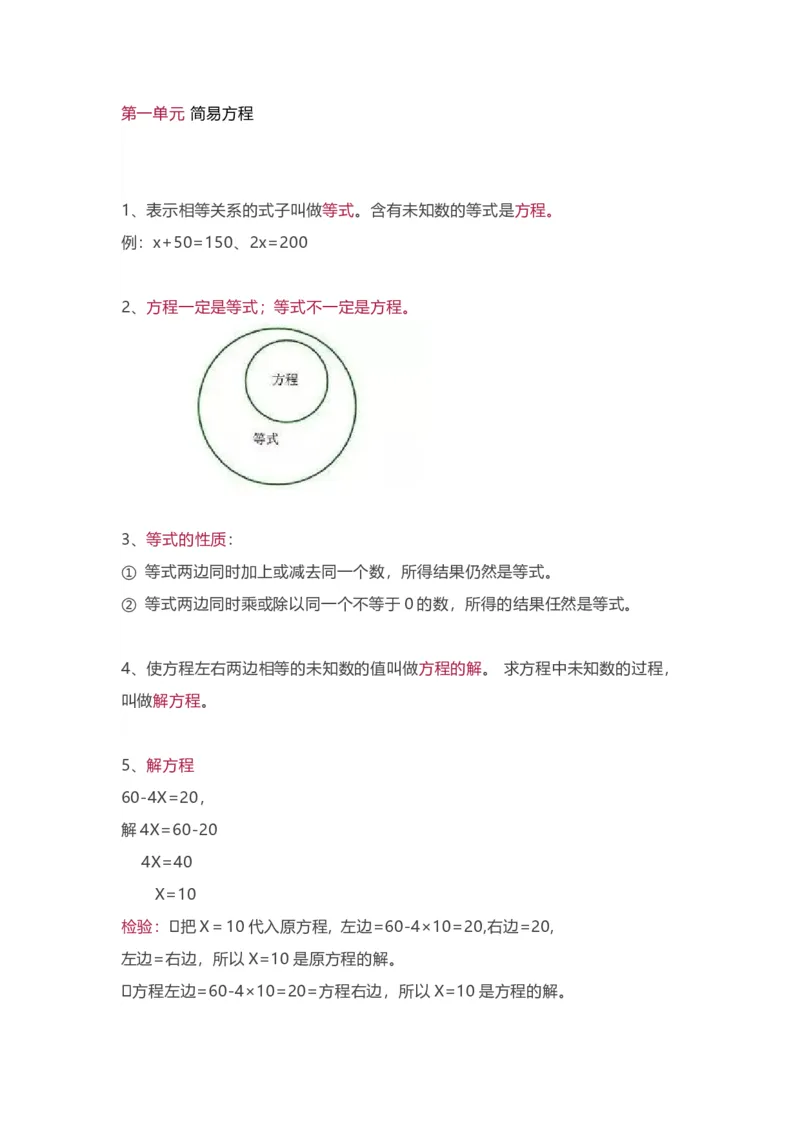 苏教版数学五年级下册单元知识点_《小学各科知识点》_小学数学《知识梳理》1-6年级上下册_下册_苏教版小学数学1-6年级下册全册知识点