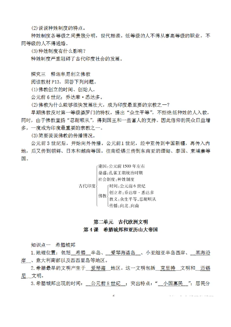 部编版初中历史九上知识点_24秋《初中各科知识点梳理》_初中历史《知识梳理》7-9年级上下册