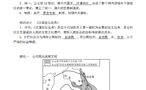 部编版初中历史九上知识点_24秋《初中各科知识点梳理》_初中历史《知识梳理》7-9年级上下册