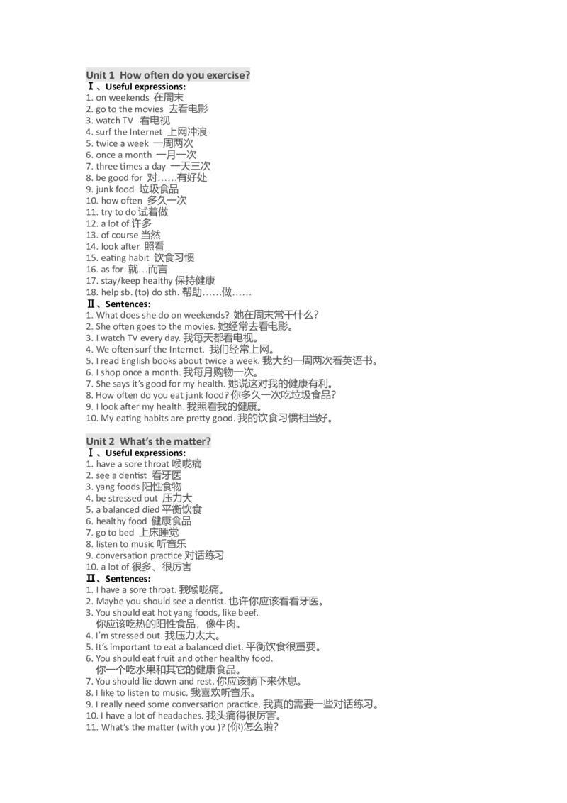 初中英语知识框架体系及中考英语考点分布-14269d5a6192_内蒙古中考真题_赠品_初中英语资料