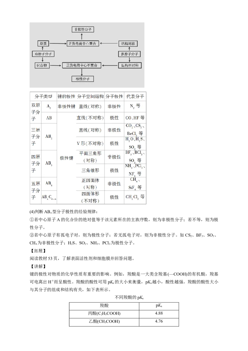 2.3.1共价键的极性-教学设计-2020-2021学年下学期高二化学同步精品课堂(新教材人教版选择性必修2)_高化_2025春-人教版高中化学_04新版高中化学选择性必修2_04课件+教案+学案+习题_教案