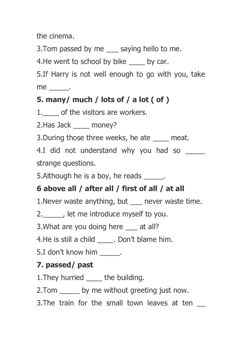 初中英语近义词辨析专项练习题-472cdfbf4ee7_内蒙古中考真题_赠品_初中英语资料