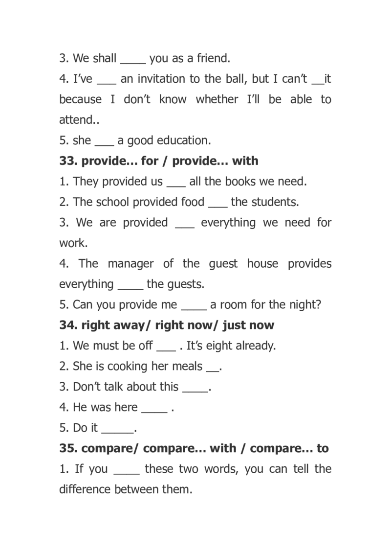 初中英语近义词辨析专项练习题-472cdfbf4ee7_内蒙古中考真题_赠品_初中英语资料