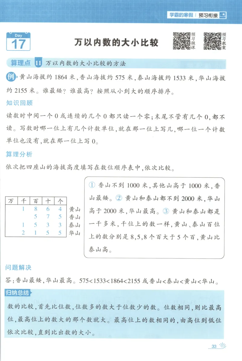 2026版学霸的寒假计算+思维大通关二年级数学北师_26春北师大版数学二下_08、寒假专项练习题