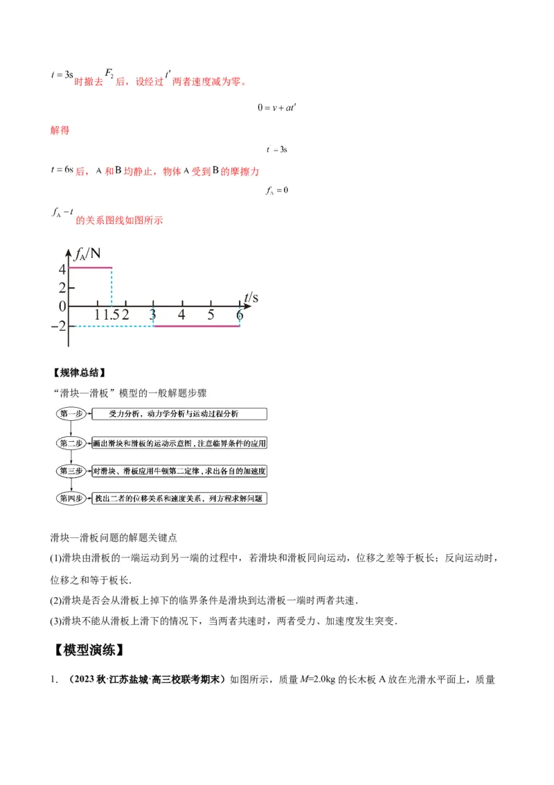 专题05滑块木板模型（答案版）_高中物理模型题型与方法