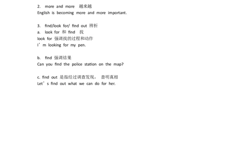 重点知识沪教版初中英语七年级下册Unit8_24秋《初中各科知识点梳理》_初中英语《知识梳理》7-9年级上下册_重点知识_沪教版初中英语_下册_七下