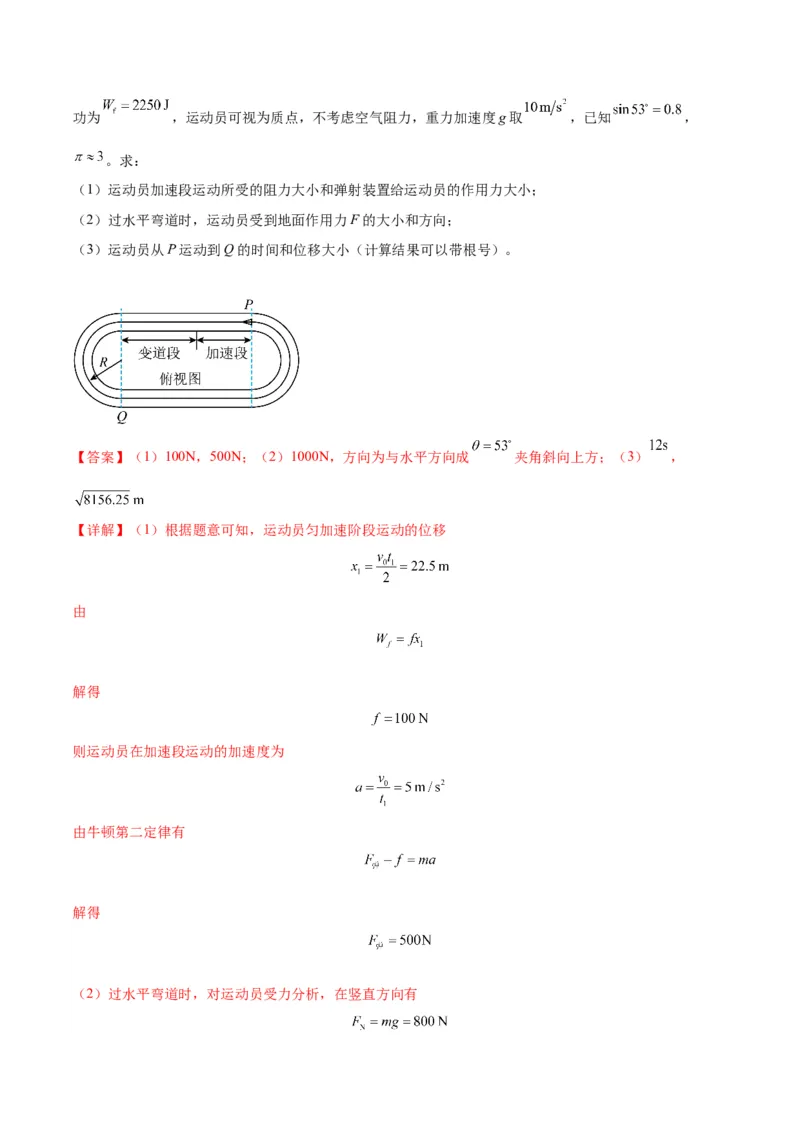专题08水平面内的圆周运动模型（答案版）_高中物理模型题型与方法