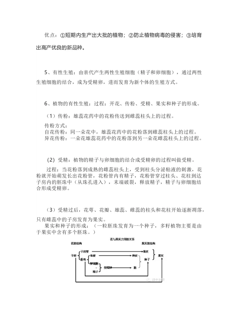 苏教版八年级下册生物知识点汇总_24秋《初中各科知识点梳理》_初中生物《知识梳理》7-8年级上下册_苏教版初中生物7-8年级上下册知识点