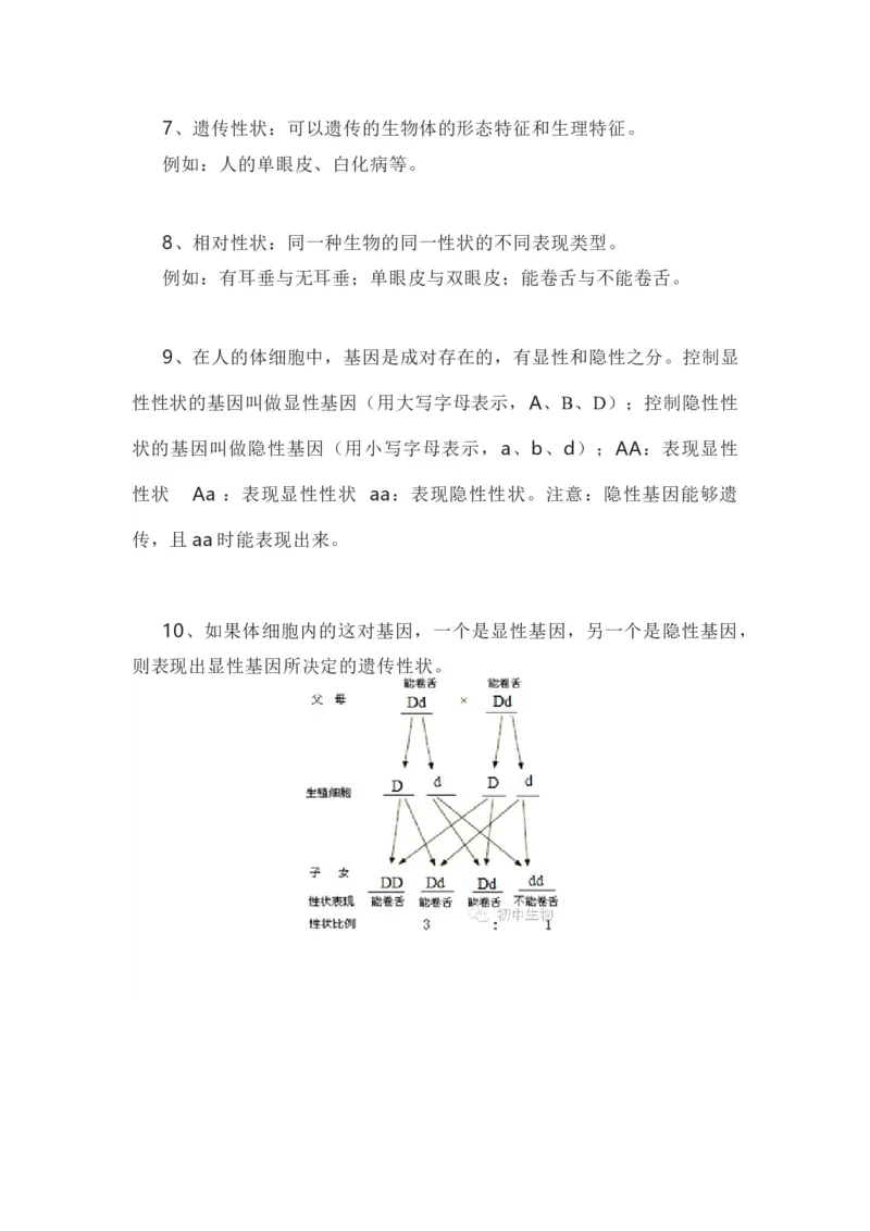 苏教版八年级下册生物知识点汇总_24秋《初中各科知识点梳理》_初中生物《知识梳理》7-8年级上下册_苏教版初中生物7-8年级上下册知识点
